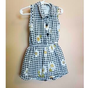 Milton funwear romper with white daisies